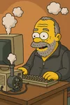 Erster dampfbetriebener Schwadencomputer